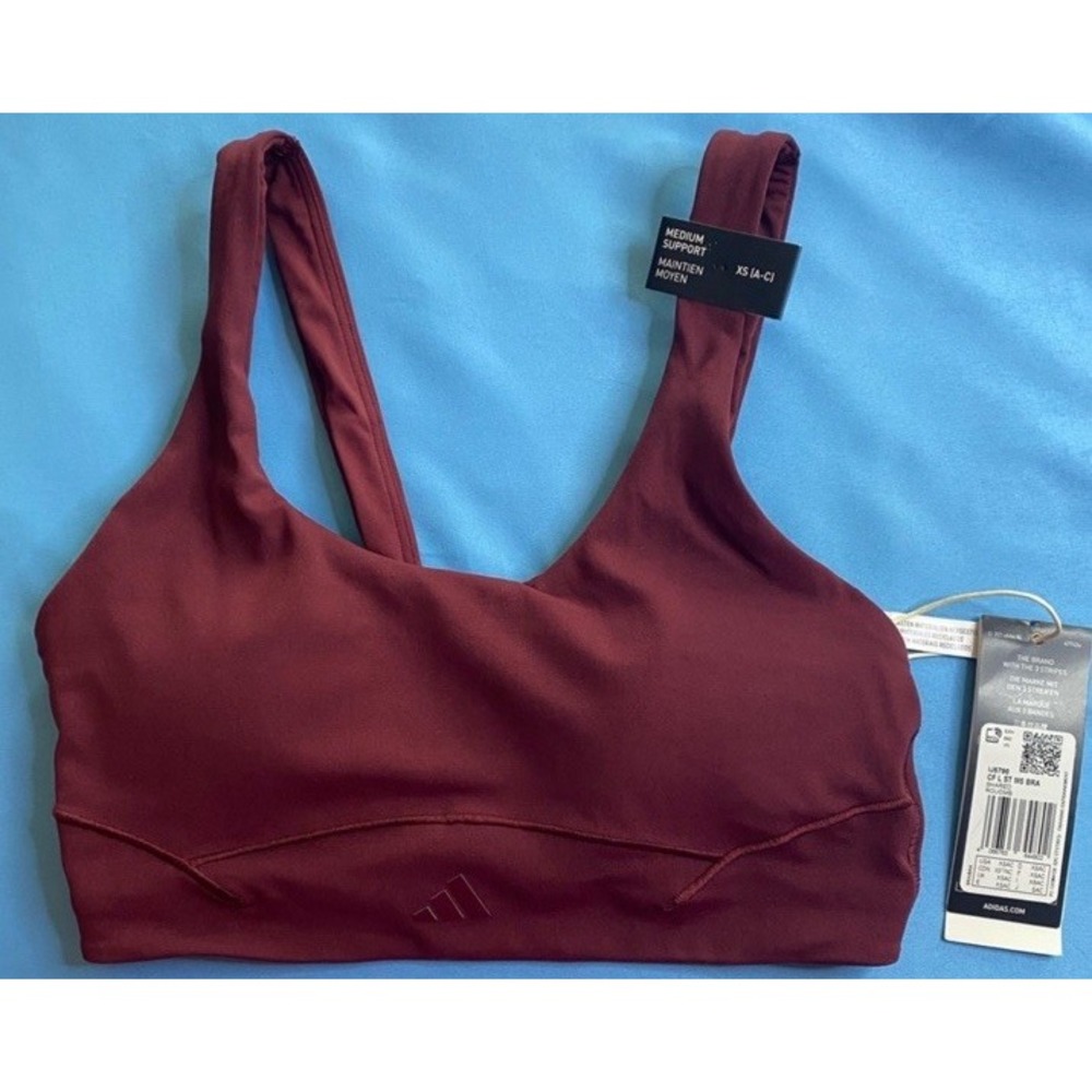 NWT: Adidas Coreflow Luxe Studio Medium Support‎ Sparta Bra- Women Size XS - Picture 3 of 9